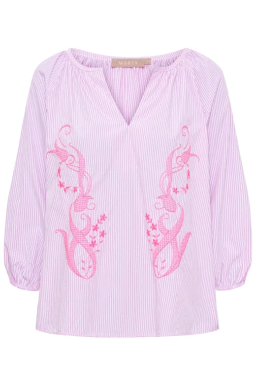 Marta Du Chateau - Mdcbrooke Blouse 8200 - Pink Bluser 