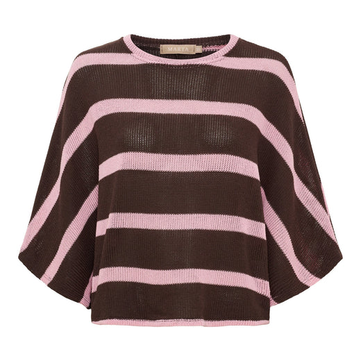 Marta Du Chateau - Mdccascade Knit 58678 - Moro/Pink Strikbluser 