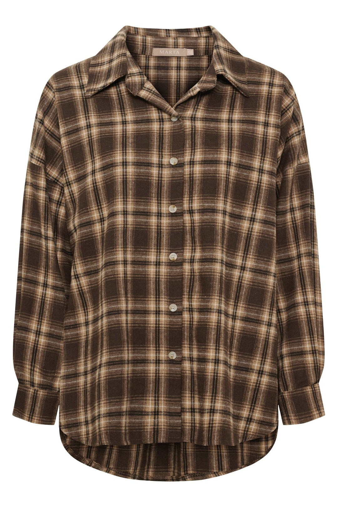 Marta Du Chateau - Mdccloud Shirt 92050 - Brown Skjorter 
