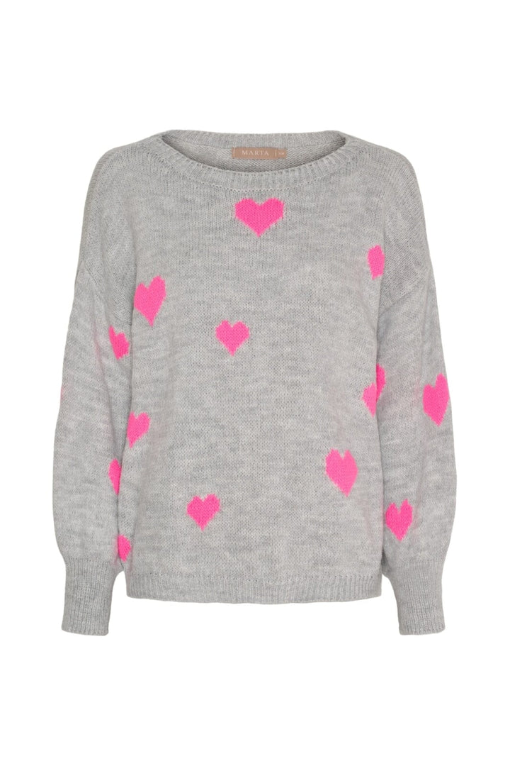 Marta Du Chateau - Mdcclover Knit 9582 - Grey