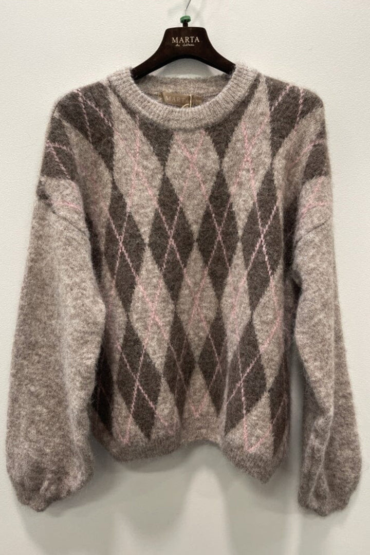 Marta Du Chateau - Mdccora Knit 82171 - Beige/Rose