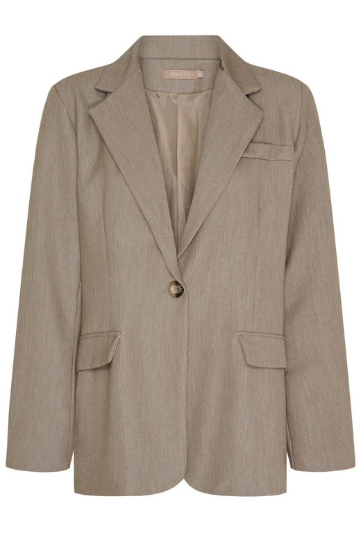 Marta Du Chateau - Mdcdamiana Blazer 15502-2S - Fango258 Blazere 