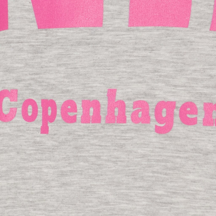 Marta Du Chateau - Mdchibiscus Sweatshirt 22659 - Grey/Pink Sweatshirts 