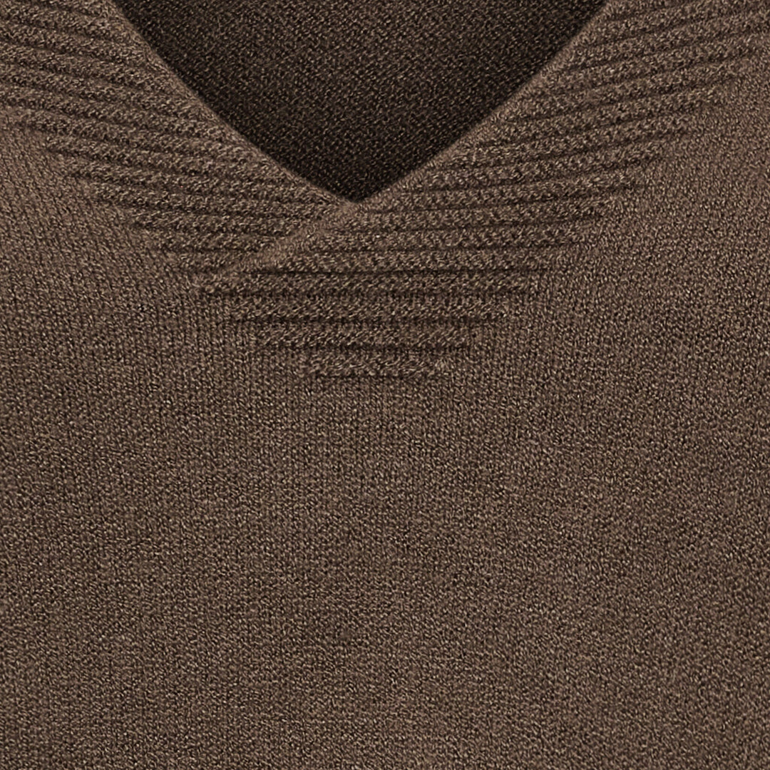 Marta Du Chateau - Mdcinaya Knit 9587 - Chocolate Strikbluser 