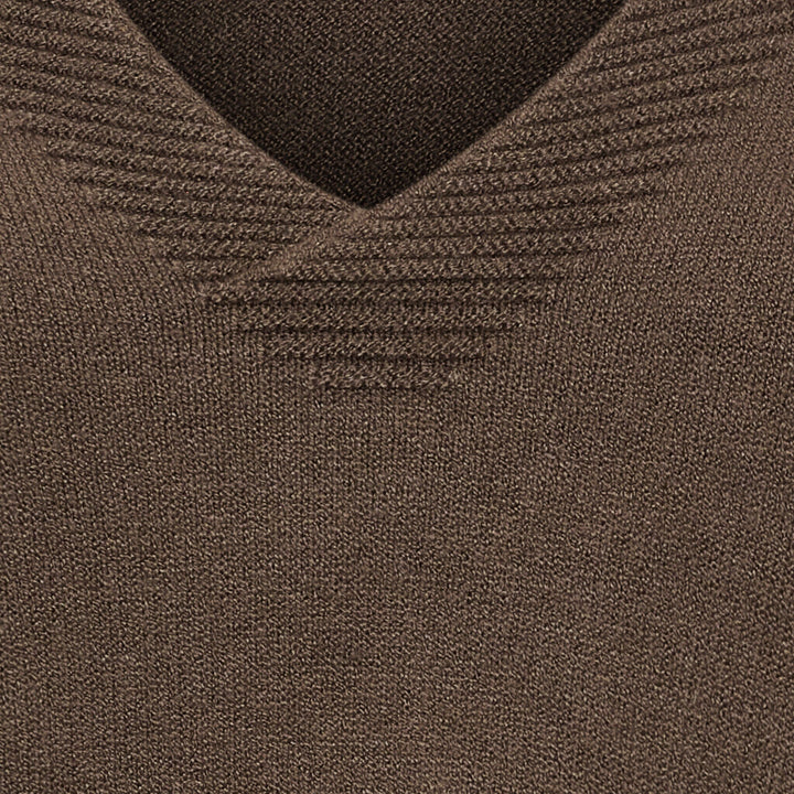 Marta Du Chateau - Mdcinaya Knit 9587 - Chocolate Strikbluser 
