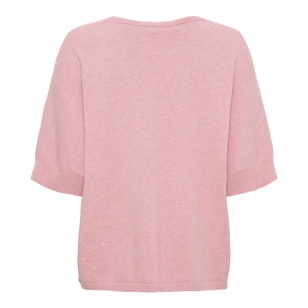 Marta Du Chateau - Mdcinaya Knit 9587 - Rosa Melange Strikbluser 