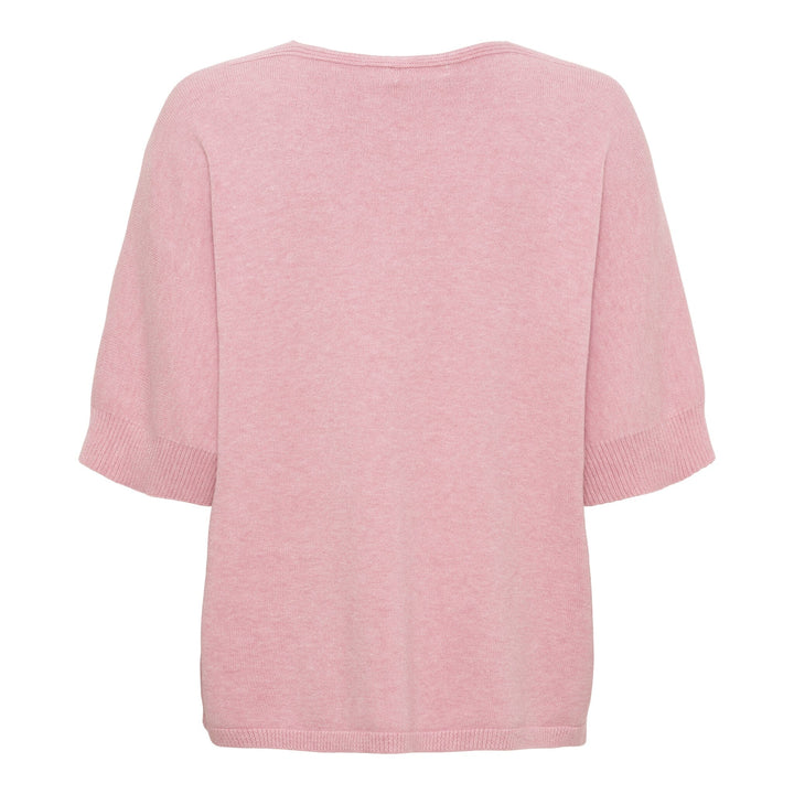 Marta Du Chateau - Mdcinaya Knit 9587 - Rosa Melange Strikbluser 