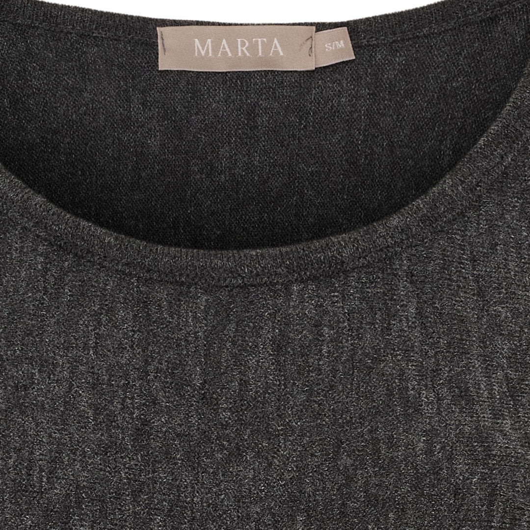 Marta Du Chateau - Mdcjasmin Dress 71653 - Dark Grey Kjoler 