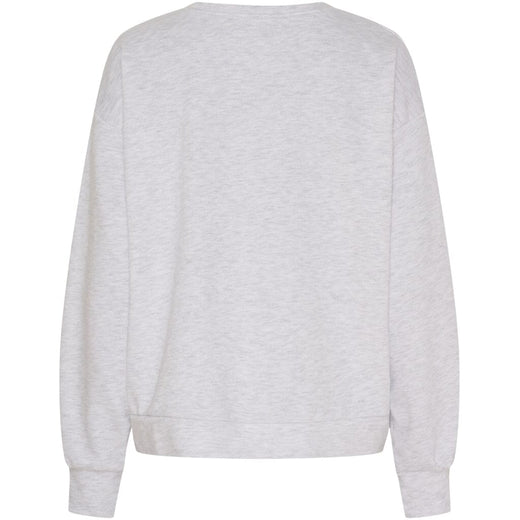 Marta Du Chateau - Mdcjessa Sweatshirt 7976 - Light Grey Melange Sweatshirts 