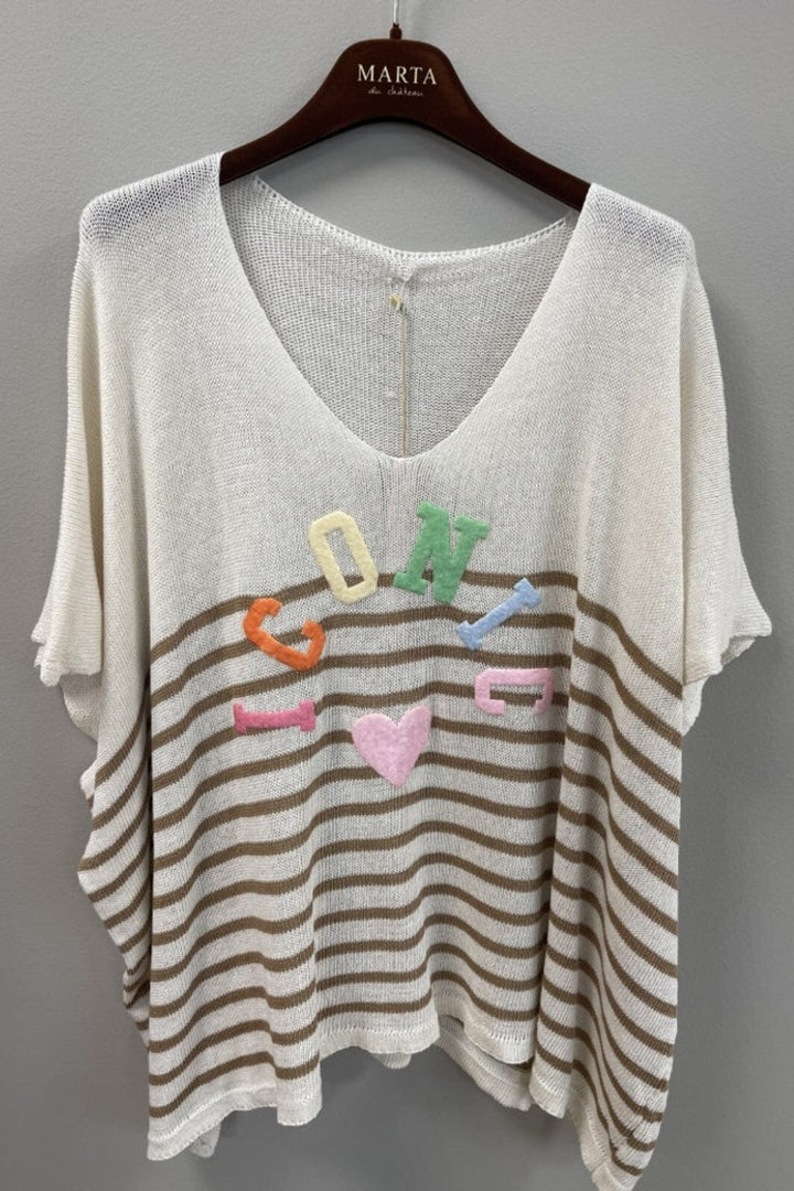 Marta Du Chateau - Mdcjulissa Knit Al6108 - Camel