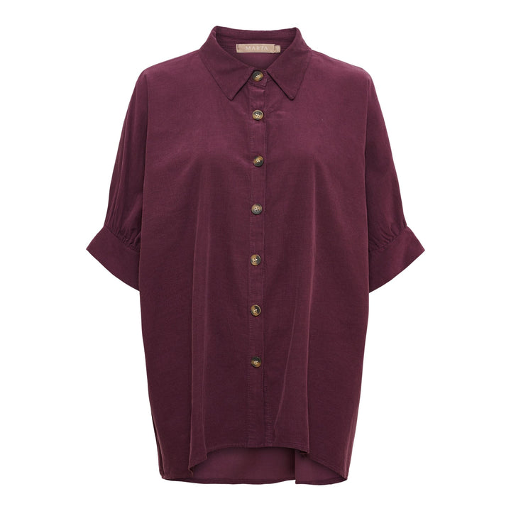 Marta Du Chateau - Mdckaori Shirt 86250v - Bourgogne78003 Skjorter 