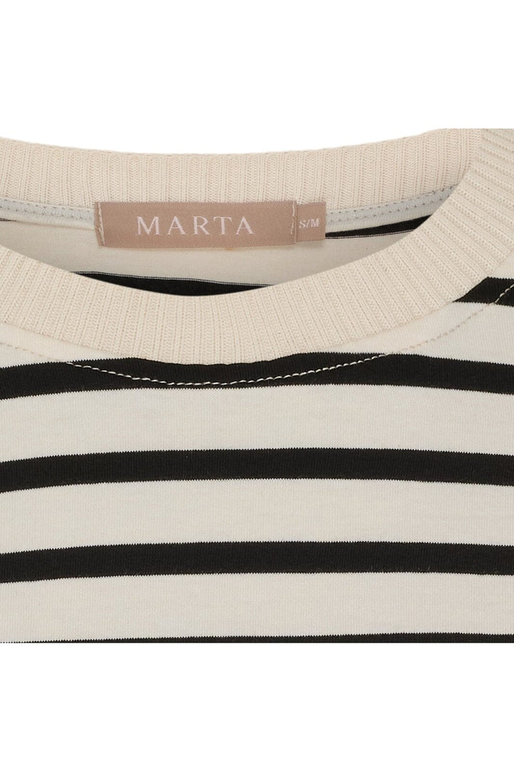Marta Du Chateau - Mdckara Ls Tee 58709 - Black