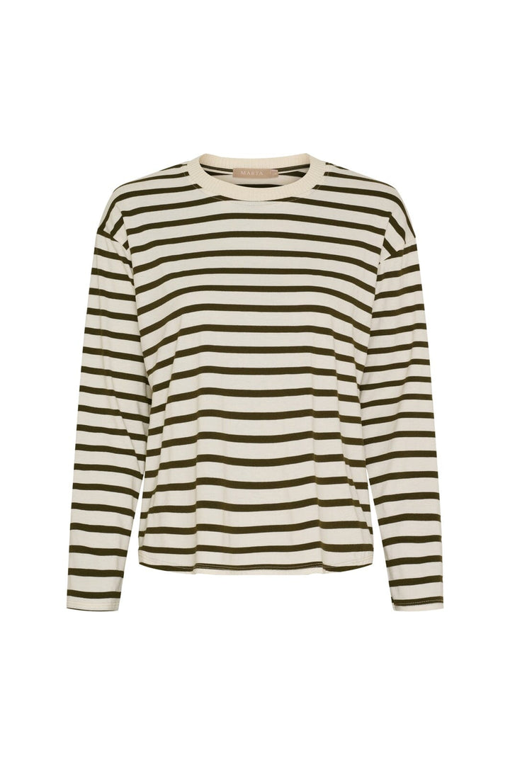 Marta Du Chateau - Mdckara Ls Tee 58709 - Olive