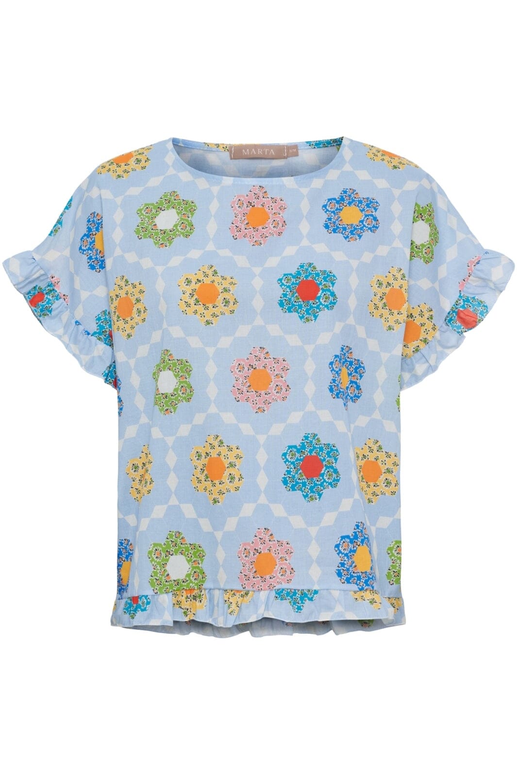 Marta Du Chateau - Mdckasimira Top 268483 - Lightblueipa1401D2