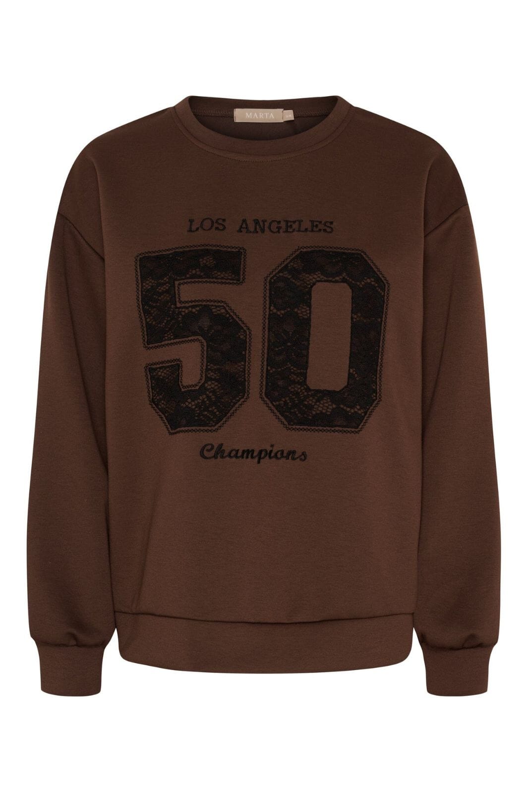 Marta Du Chateau - Mdcliora Sweat 58512M - Moro/Black Sweatshirts 