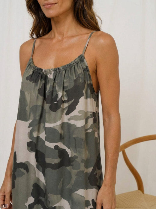 Marta Du Chateau - Mdcluliana Dress 23106 - Military6 Kjoler 