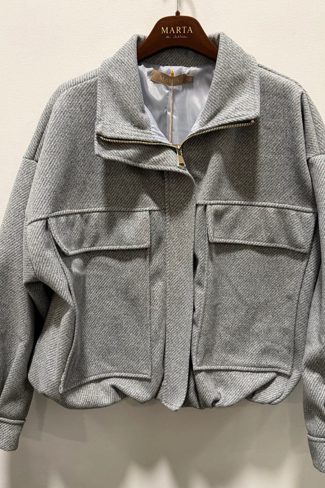 Marta Du Chateau - Mdclumi Jacket 7896 - Grigio Jakker 