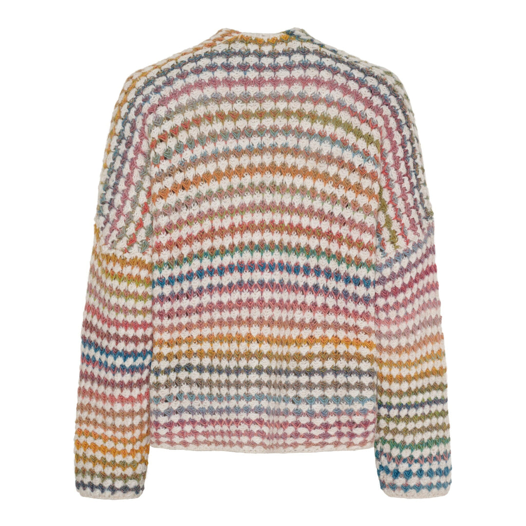 Marta Du Chateau - Mdclysandra Knit Cardigan 25664 - Cream112126 Cardigans 