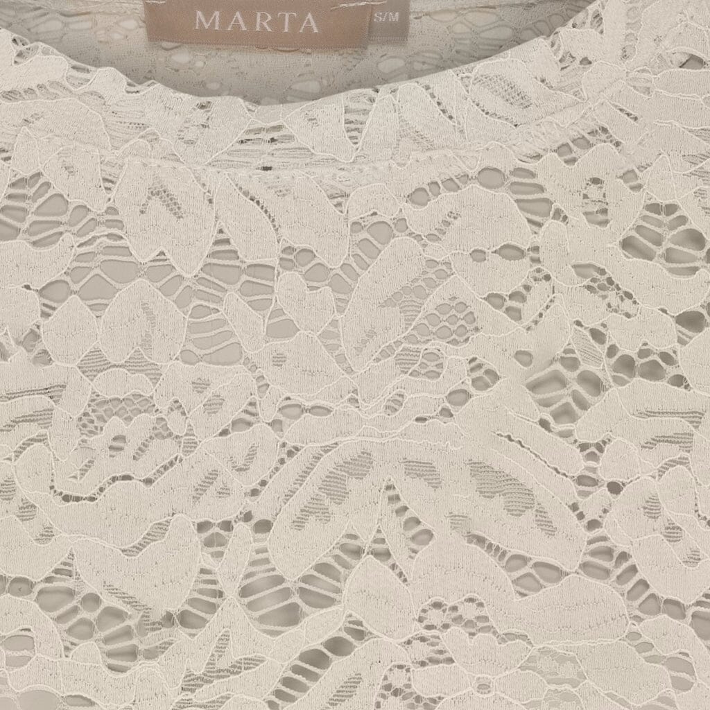 Marta Du Chateau - Mdcmilley Ls Tee 7707 - Beige New Bluser 