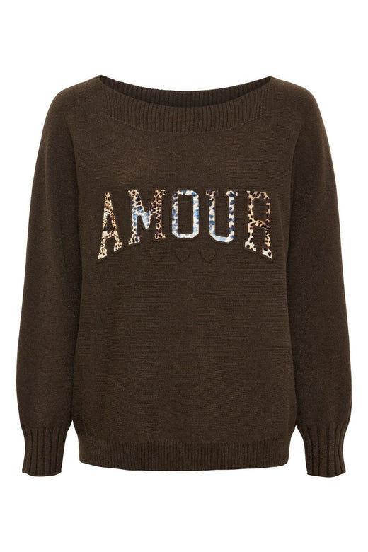 Marta Du Chateau - Mdcmiretta Knit 95111 - Moro/Leo Strikbluser 