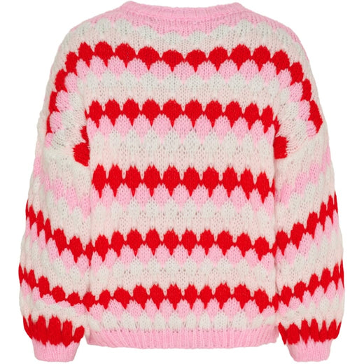 Marta Du Chateau - Mdcmy Knit 9660 - Pink Strikbluser 