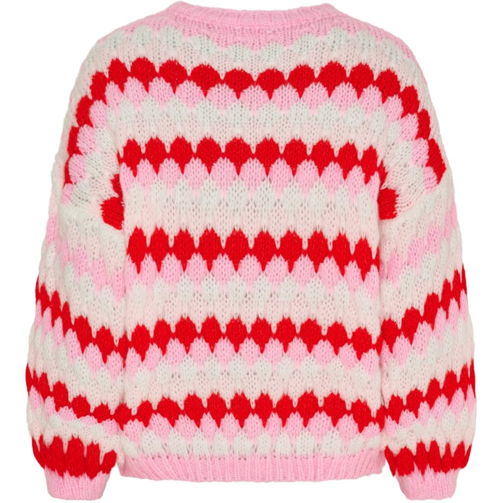 Marta Du Chateau - Mdcmy Knit 9660 - Pink Strikbluser 