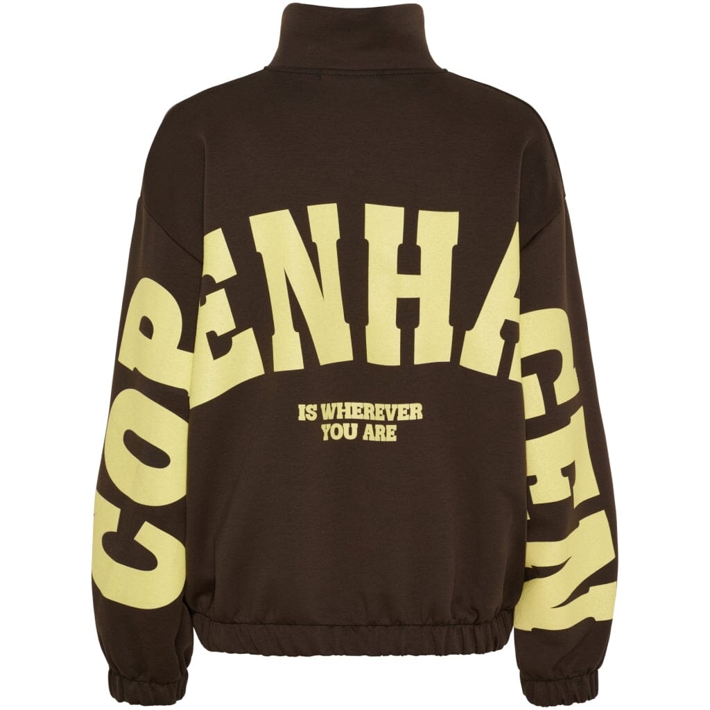 Marta Du Chateau - Mdcnete Cardigan 22669 - Moro/Yellow Sweatshirts 