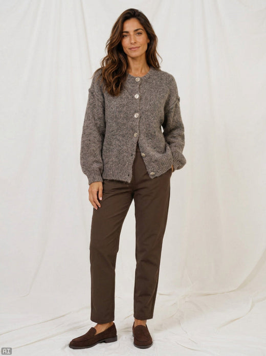 Marta Du Chateau - Mdcnovella Knit 9735 - Moro Strikbluser 
