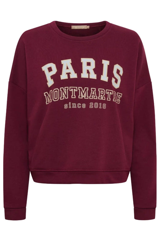 Marta Du Chateau - Mdcoceana Sweatshirt 261838 - Wine14 Sweatshirts 
