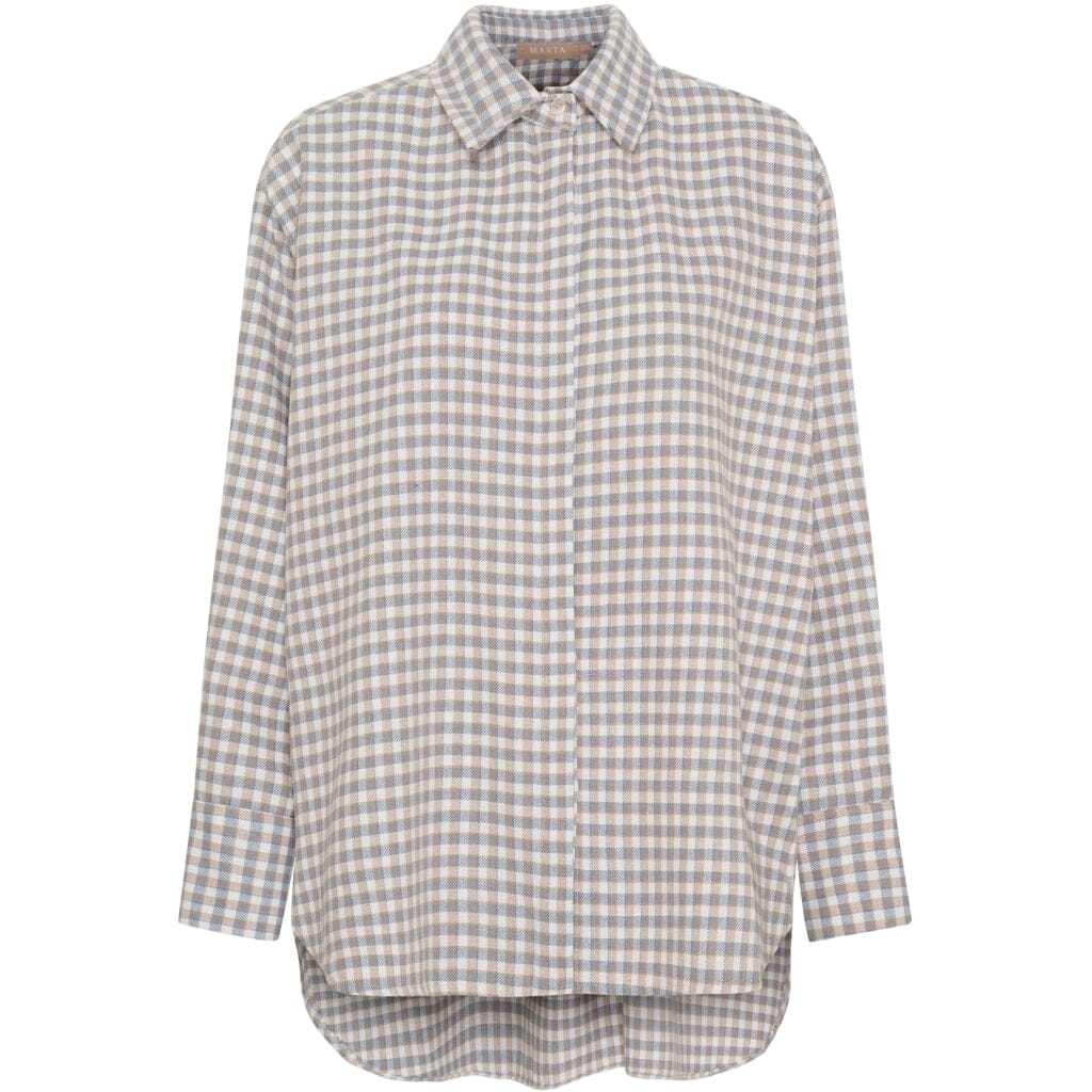 Marta Du Chateau - Mdcorlanda Shirt 7497 - Blue Skjorter 
