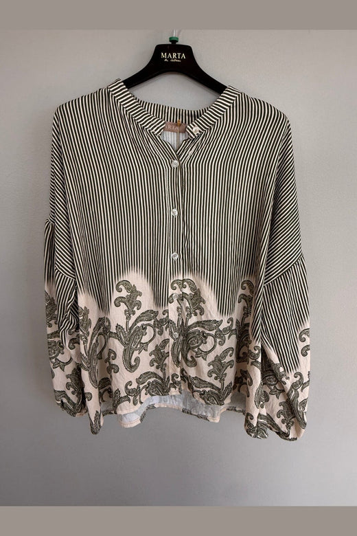 Marta Du Chateau - Mdcsequoia Shirt 8597 - Military4602Tpe