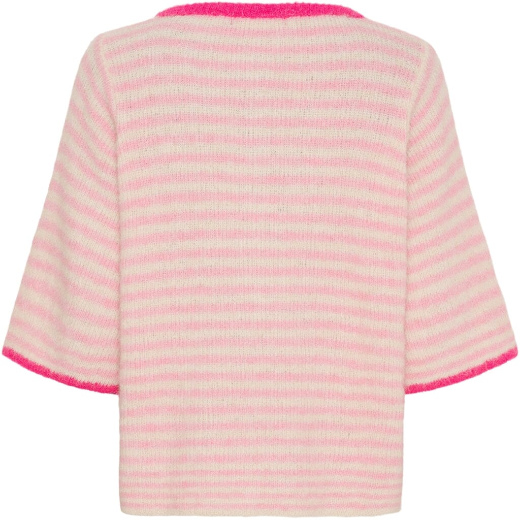 Marta Du Chateau - Mdcsusanne Knit 8262 - Pink Strikbluser 
