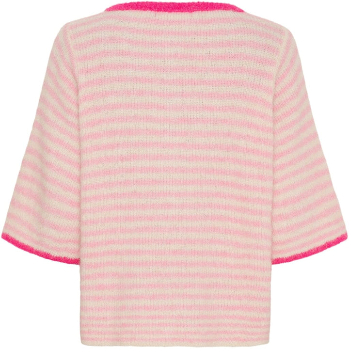 Marta Du Chateau - Mdcsusanne Knit 8262 - Pink Strikbluser 