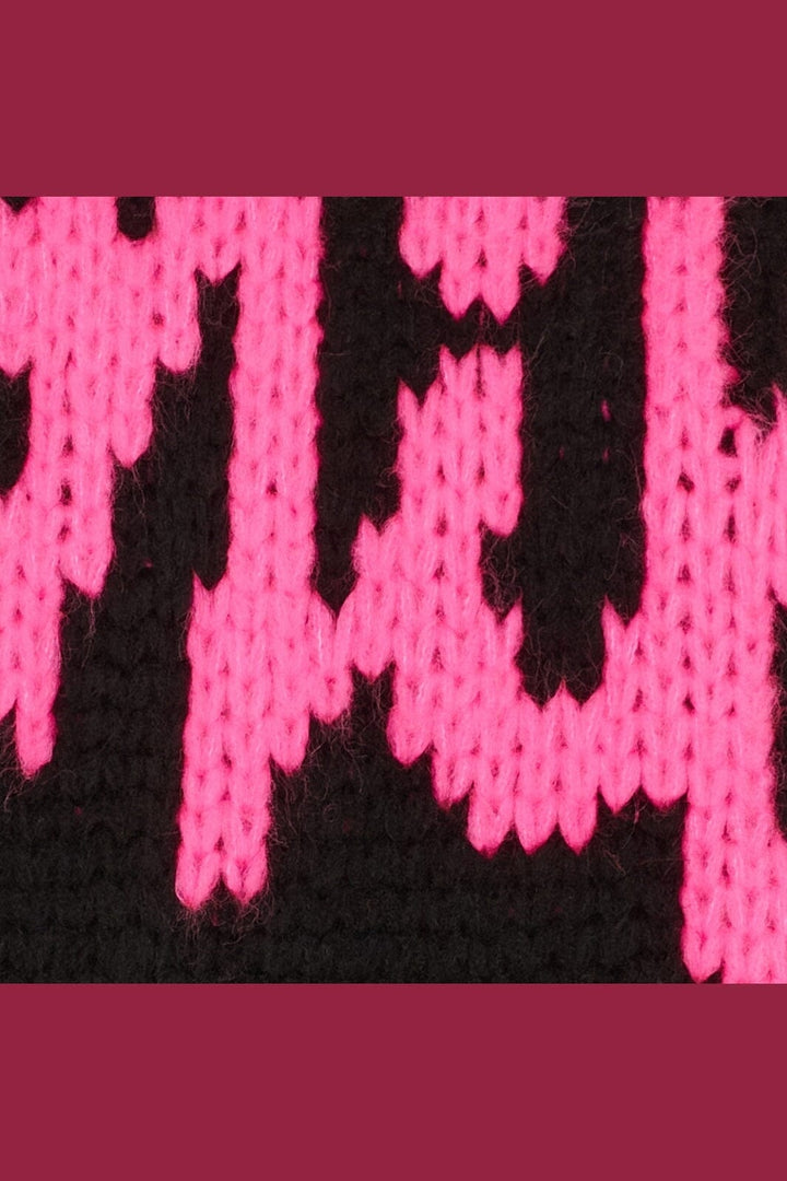 Marta Du Chateau - Mdctulip Knit 9580 - Black