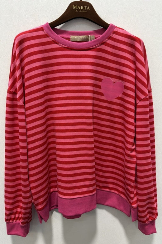 Marta Du Chateau - Mdcvilda Ls Tee 58903 - Fuxia/Pink