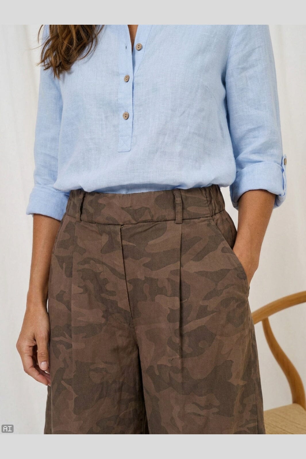 Marta Du Chateau - Mdczuri Shorts 8807D56 - Chocolate