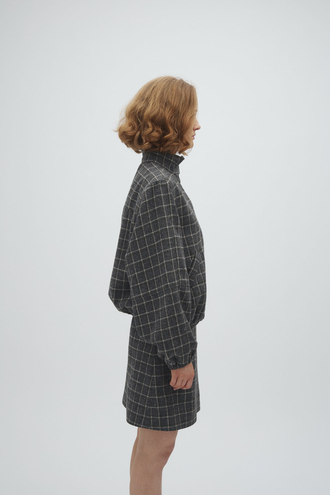 MbyM - Edie-M 65241484 - Y96 - Grey Green Check Jakker 