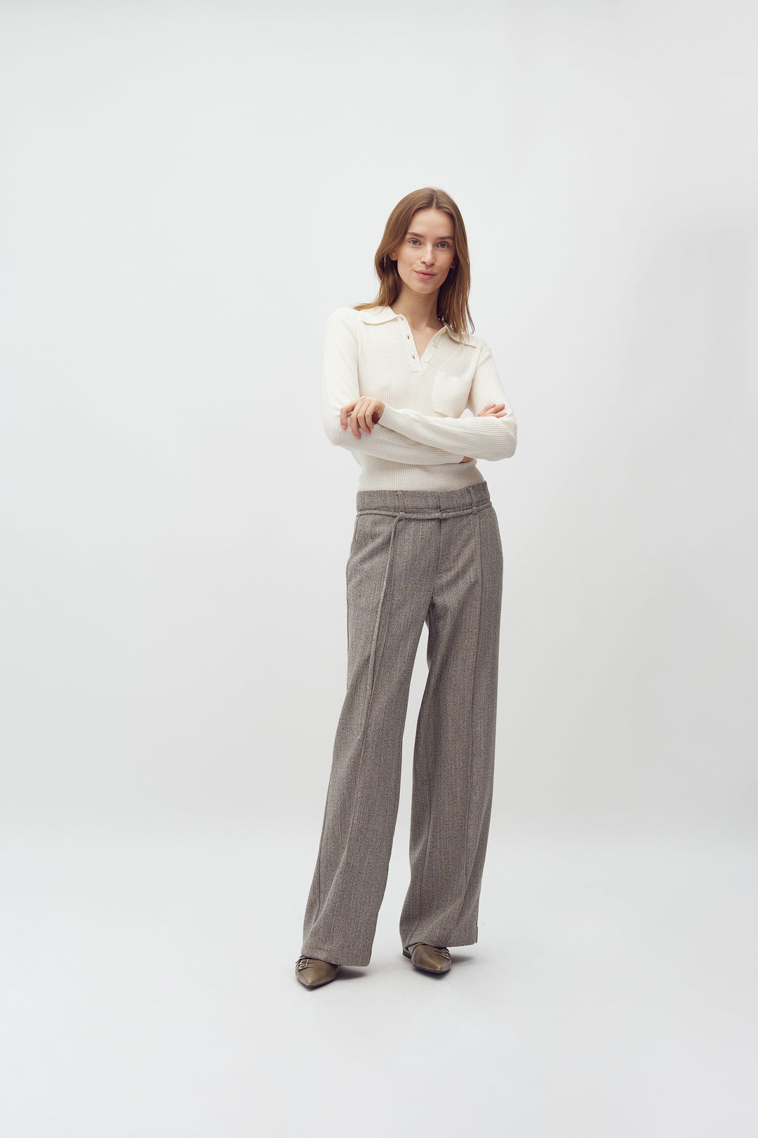 MbyM - Kammia-M 63149936 - U18 - Pepper Grey Melange Bukser 