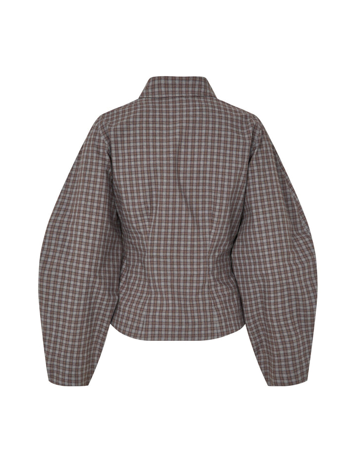 MbyM - Letina-M 65011343 - Y40 - Mirage Check Bluser 
