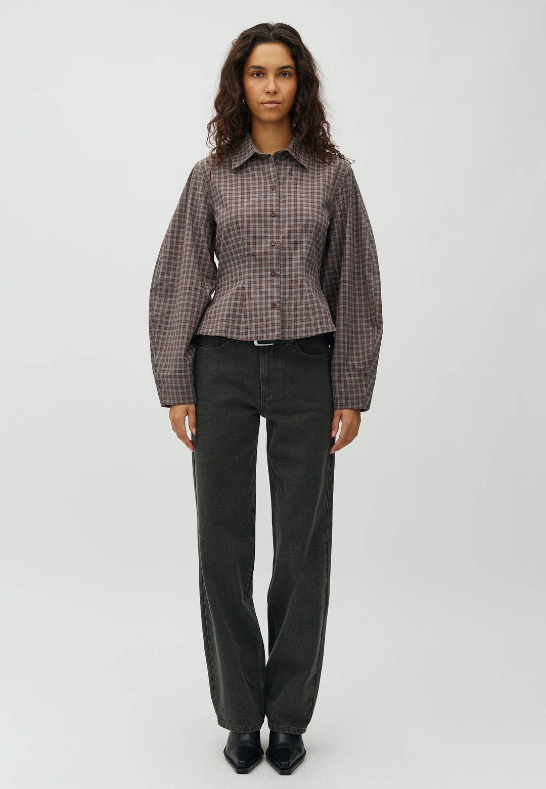 MbyM - Letina-M 65011343 - Y40 - Mirage Check Bluser 