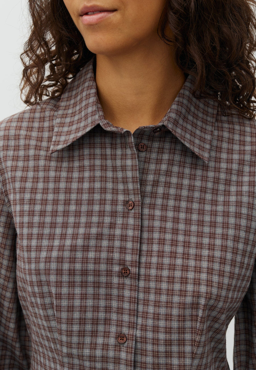 MbyM - Letina-M 65011343 - Y40 - Mirage Check Bluser 