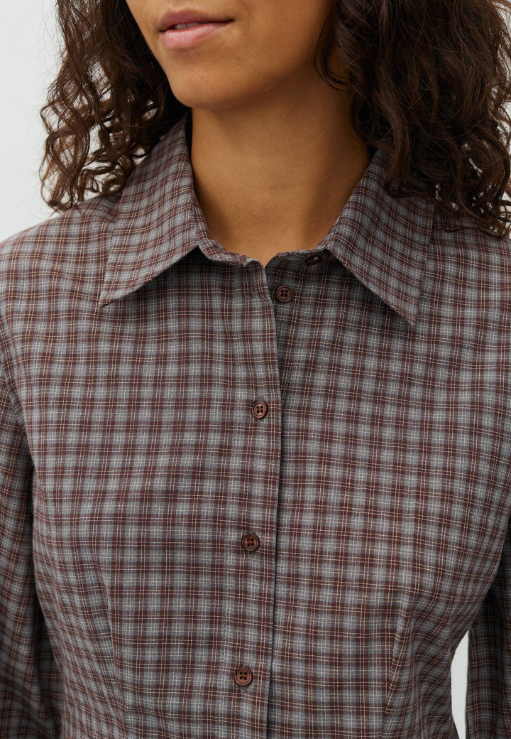 MbyM - Letina-M 65011343 - Y40 - Mirage Check Bluser 