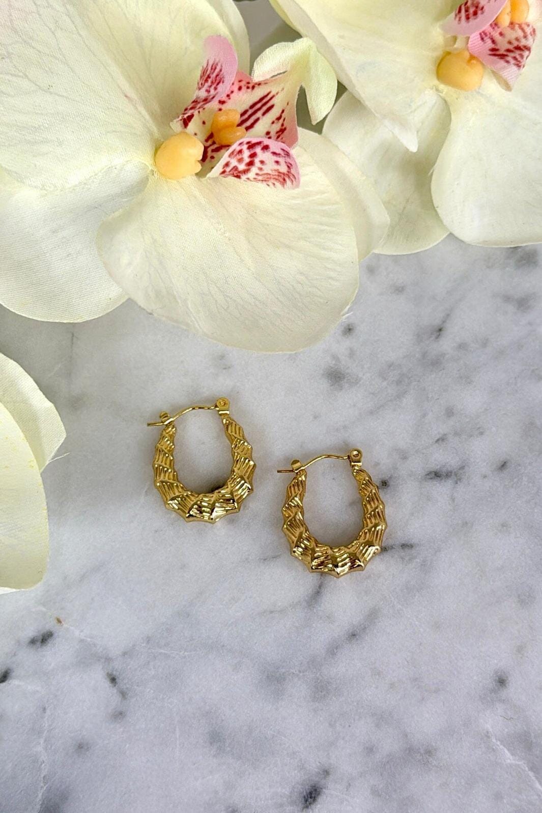 Mellow Moon - Isabella Ørering - Forgyldt Øreringe 