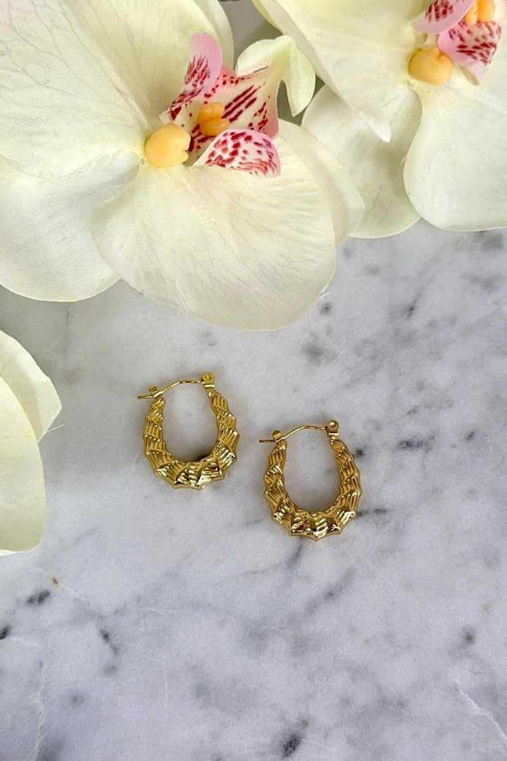 Mellow Moon - Isabella Ørering - Forgyldt Øreringe 