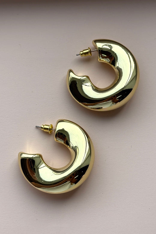 Mellow Moon - Tulipan Earring - Forgyldt 