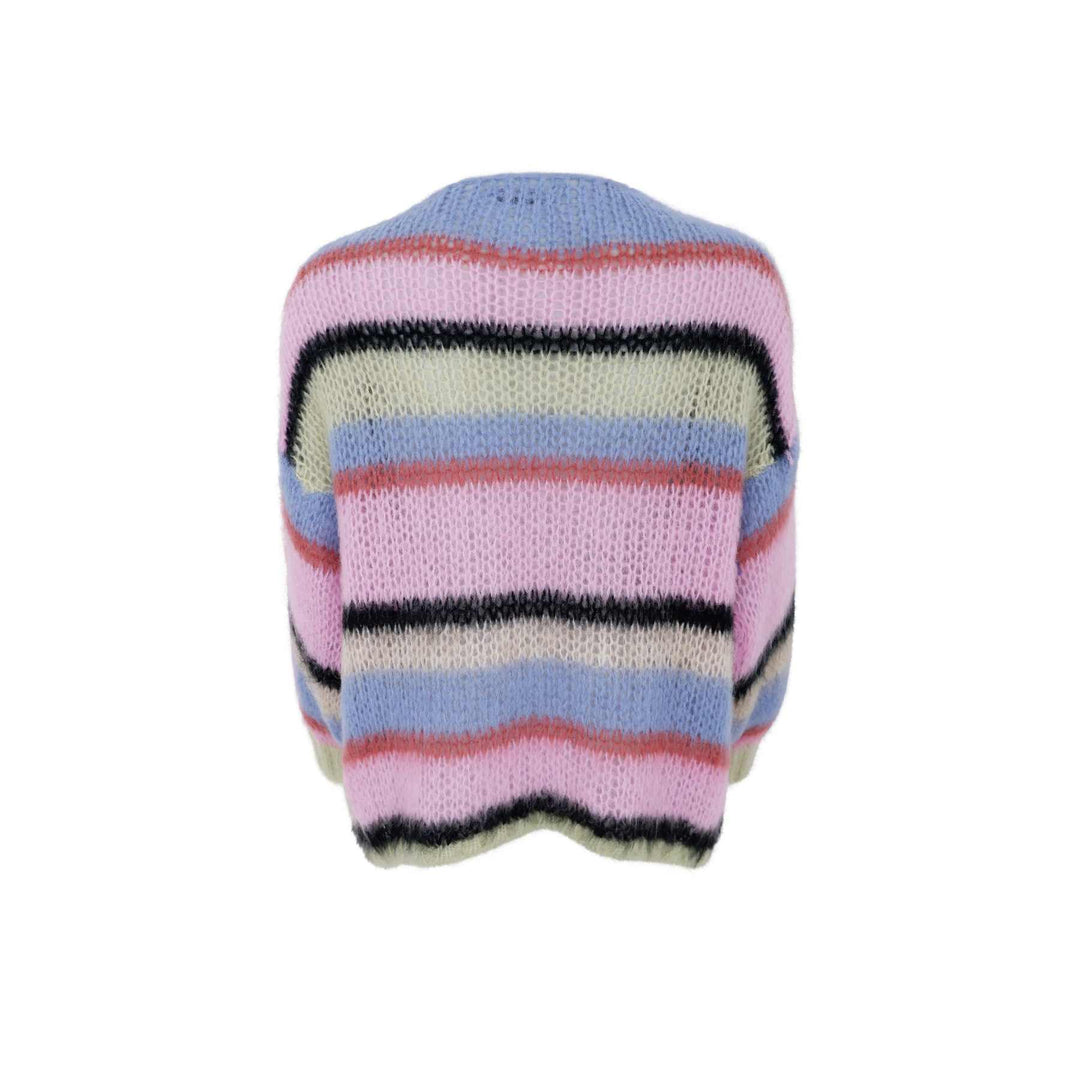 Black Colour - Bcfrey Striped Cardigan 1238 - Soft Candy