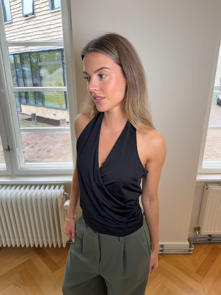 Modström - Himamd Halterneck Top 59454 - 7090 - Black Toppe 