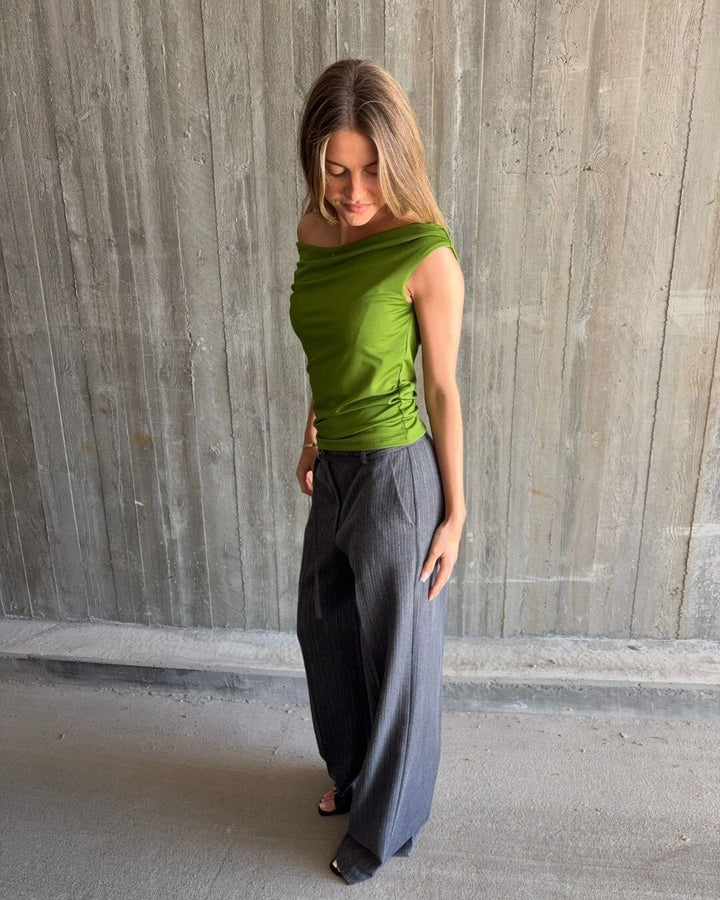 Modström - Himamd Off-Shoulder Top 57928 - 2289 - Twist Of Lime Toppe 