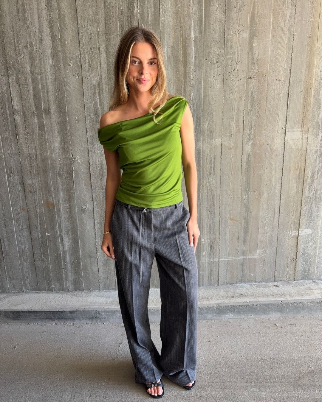 Modström - Himamd Off-Shoulder Top 57928 - 2289 - Twist Of Lime Toppe 