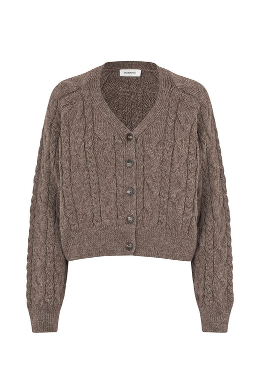 Modström - Kurtismd V-Neck Cardigan 59555 - 05584 - Chocolate Chip